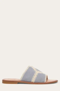 Ava Crochet Slide^Frye Online