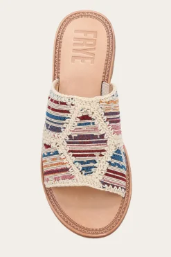 Ava Crochet Slide^Frye Online