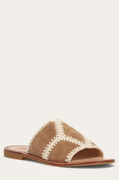 Ava Crochet Slide^Frye Online
