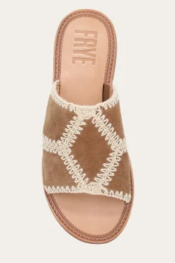 Ava Crochet Slide^Frye Online