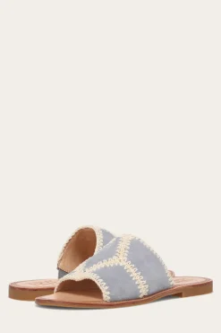 Ava Crochet Slide^Frye Online