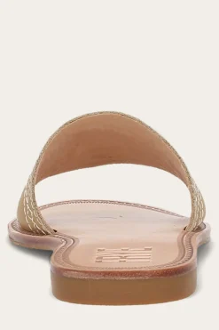 Ava Woodstock Slide^Frye New