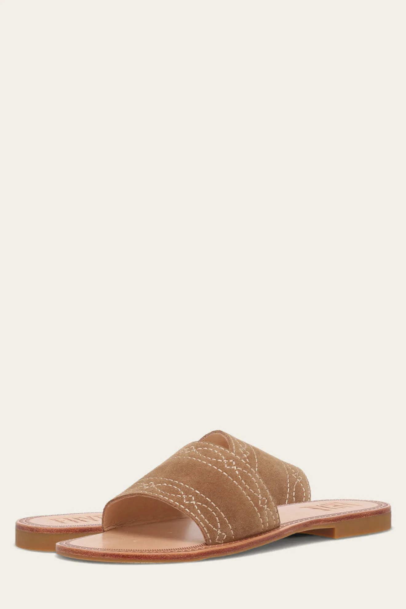 Ava Woodstock Slide^Frye New
