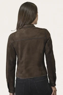 Biker-racer Leather Jacket^Frye Clearance