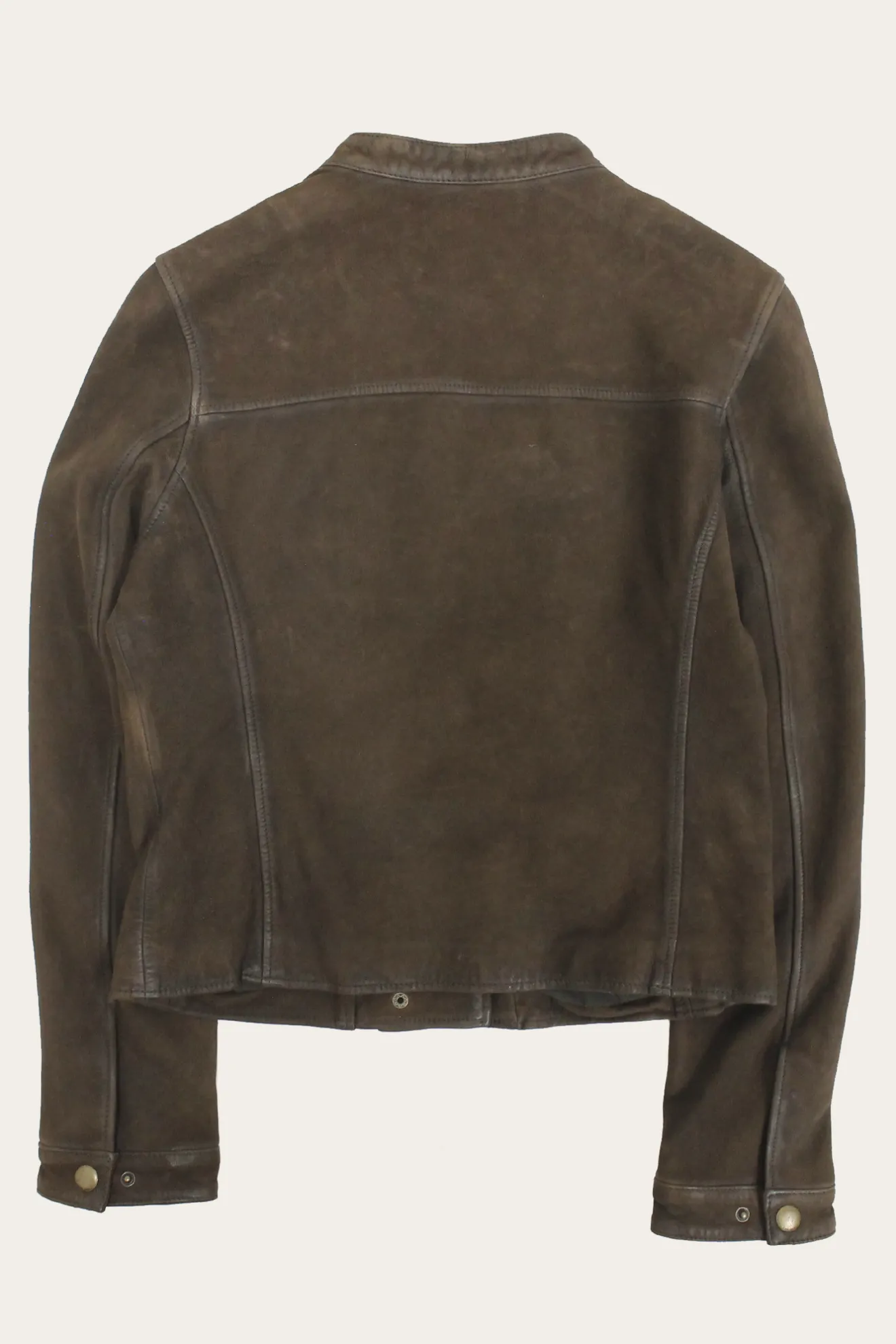 Biker-racer Leather Jacket^Frye Clearance