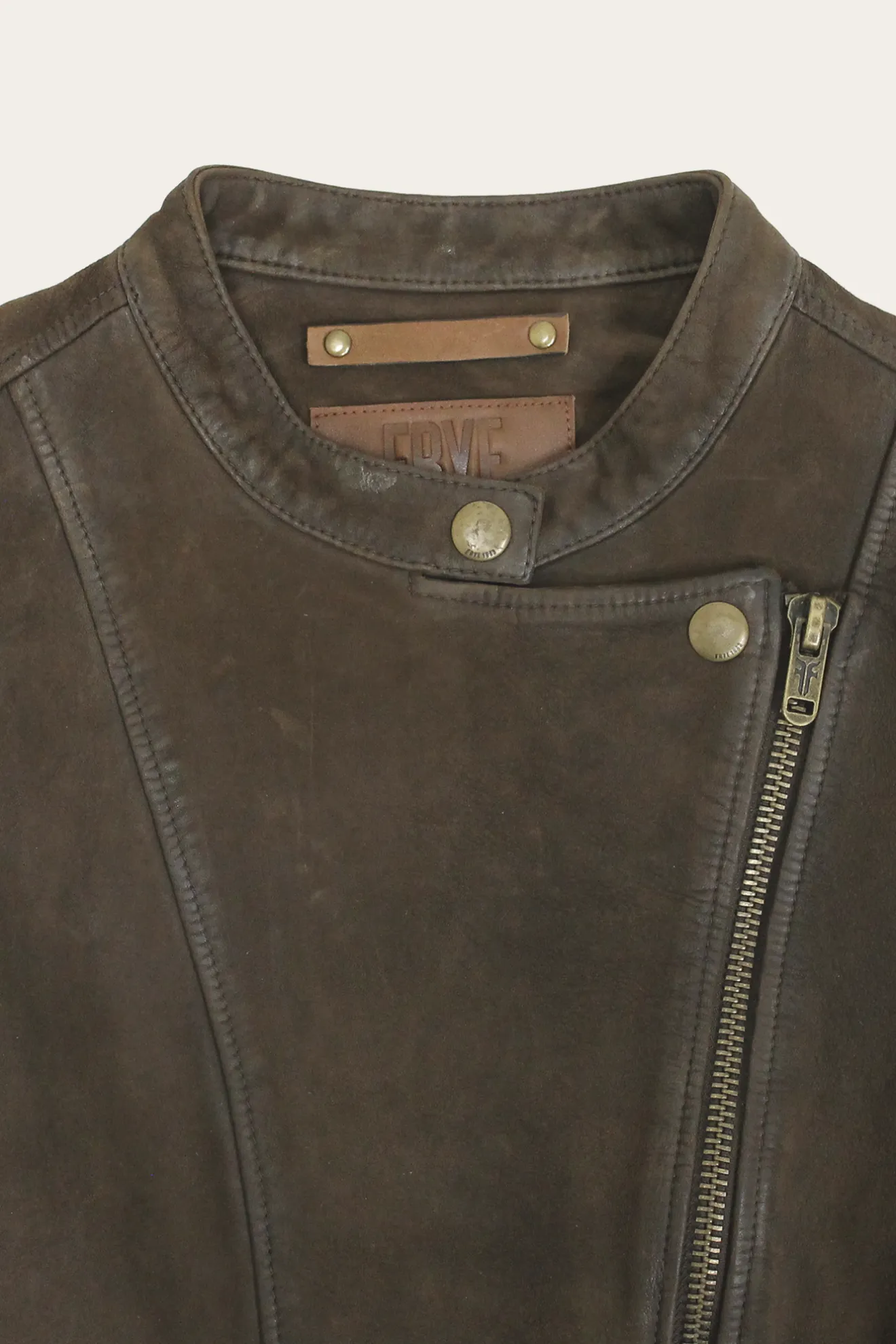Biker-racer Leather Jacket^Frye Clearance