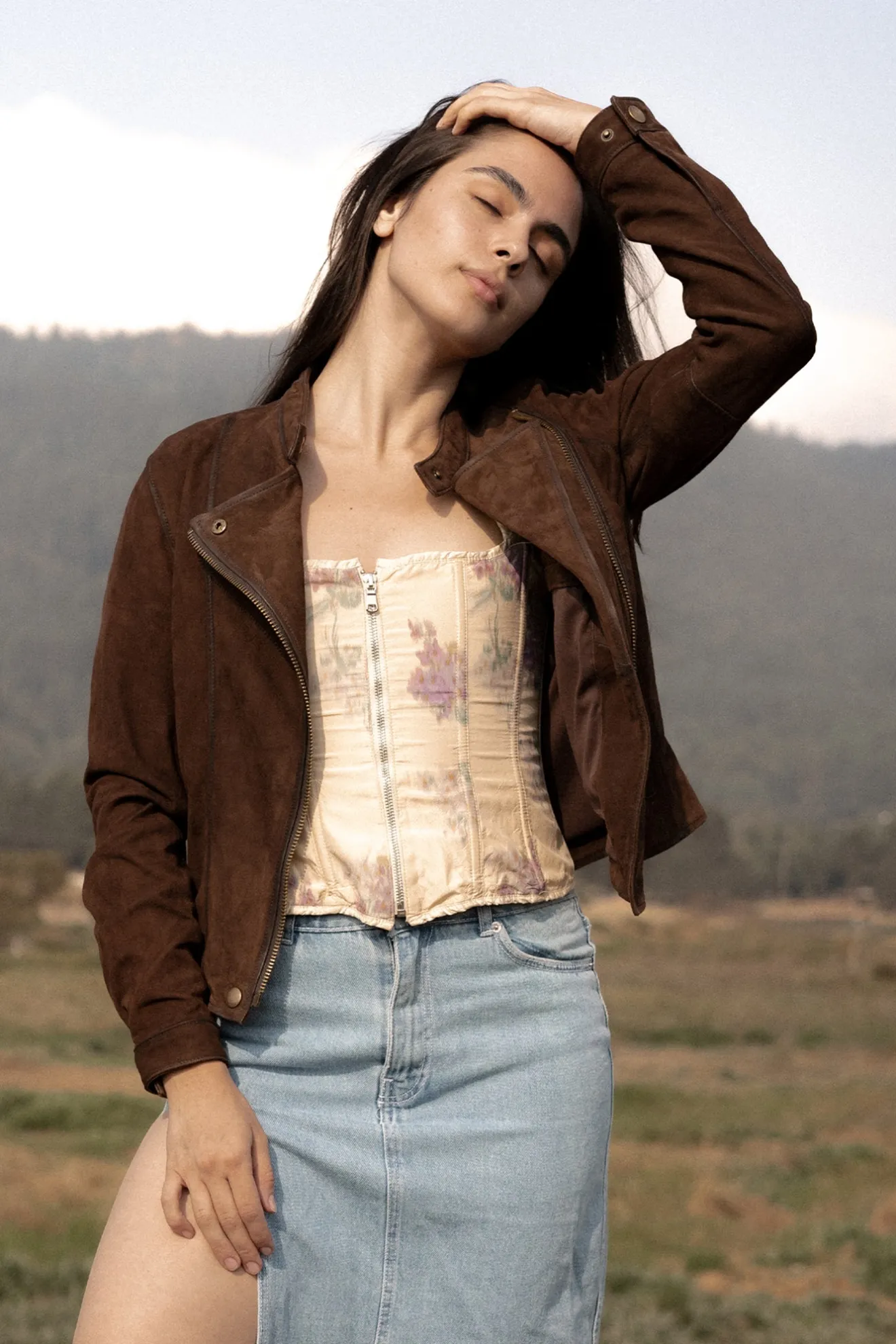 Biker-racer Leather Jacket^Frye Clearance