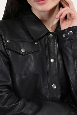 Leather Shirt^Frye Outlet