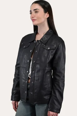 Leather Shirt^Frye Outlet