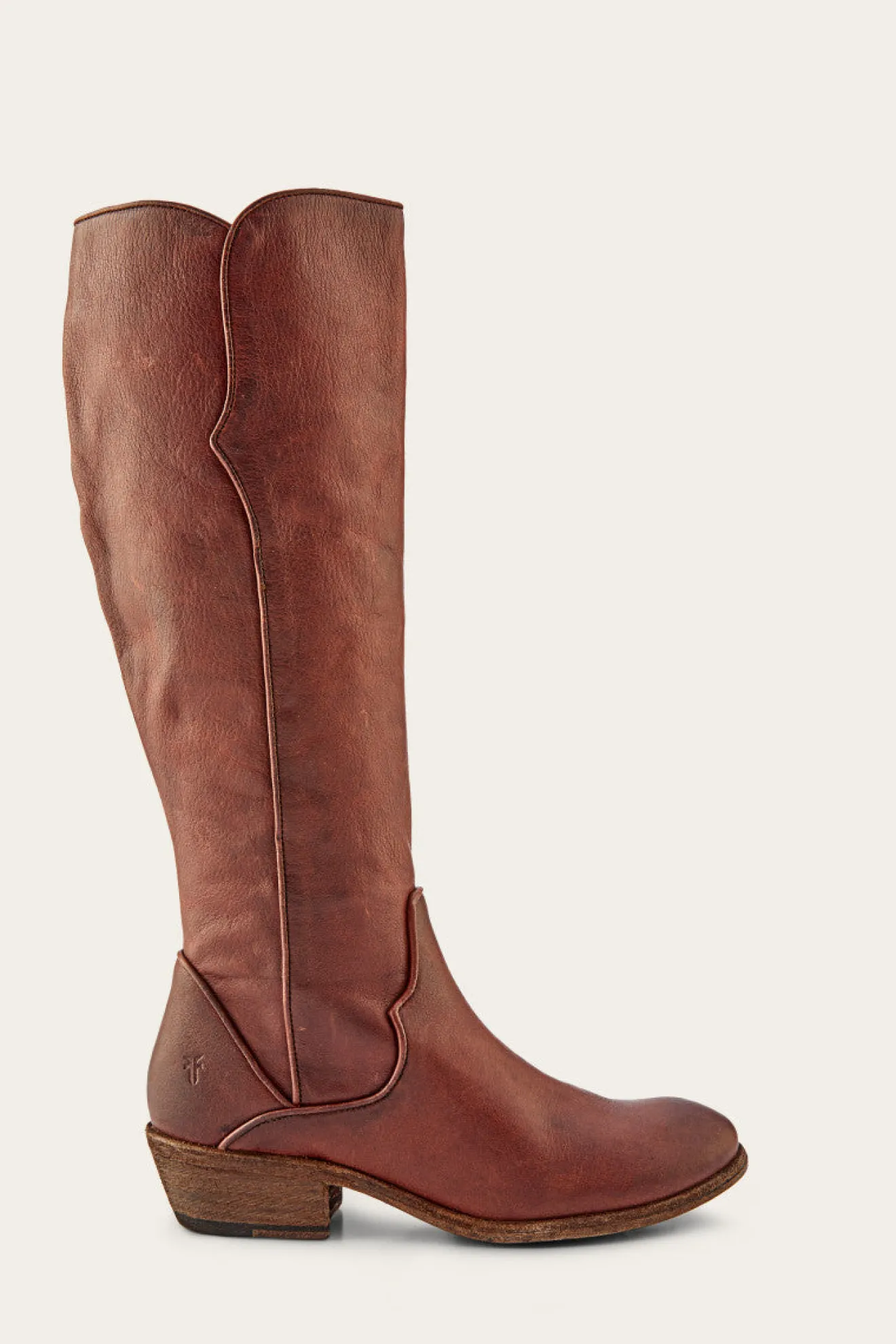 Carson Piping Tall Wide Calf^Frye