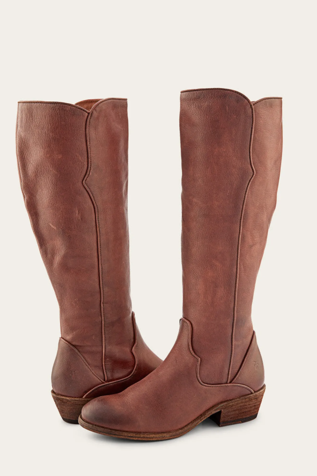 Carson Piping Tall Wide Calf^Frye