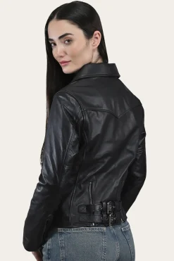 Classic Biker Leather Jacket^Frye Best