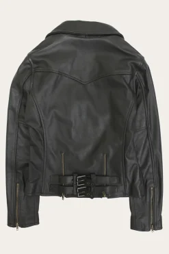 Classic Biker Leather Jacket^Frye Best