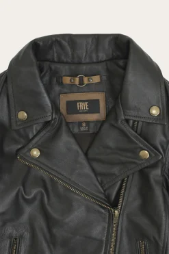 Classic Biker Leather Jacket^Frye Best