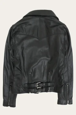 Classic Biker Leather Jacket^Frye Best
