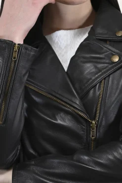 Classic Biker Leather Jacket^Frye Best