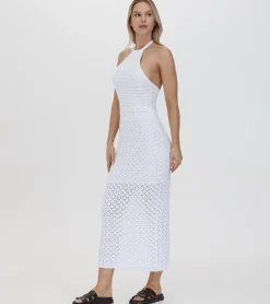 Crochet Maxi Dress^Frye New