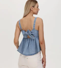 Cropped Babydoll Top^Frye New