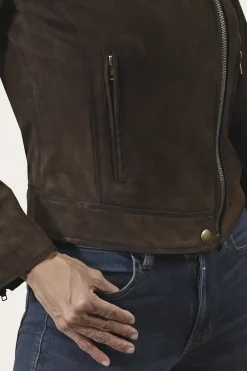 Elegant Biker Leather Jacket^Frye Clearance