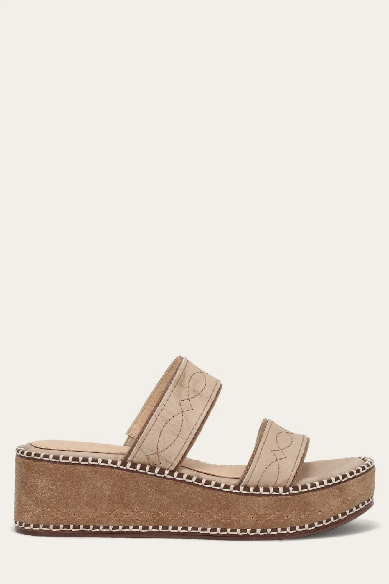 Joy Woodstock 2 Band Platform Slide^Frye Discount