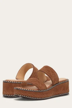 Joy Woodstock 2 Band Platform Slide^Frye Discount