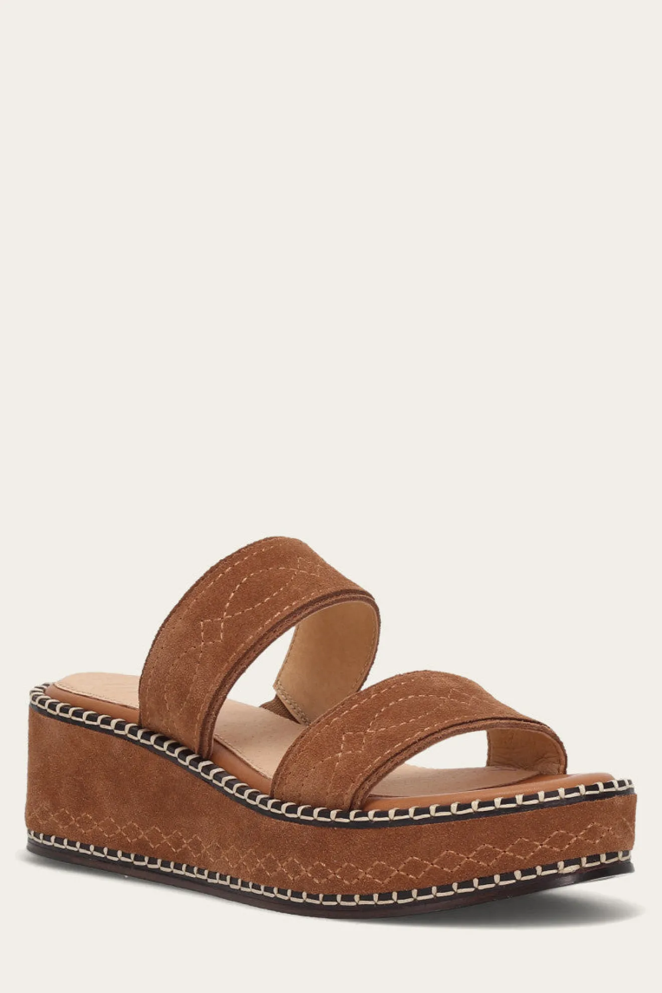 Joy Woodstock 2 Band Platform Slide^Frye Discount