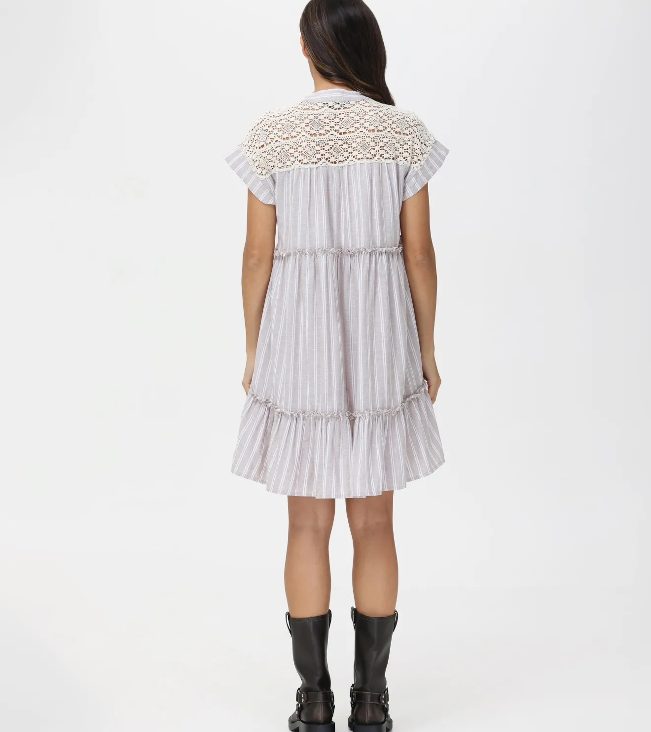 Linen Striped Midi Dress^Frye Sale