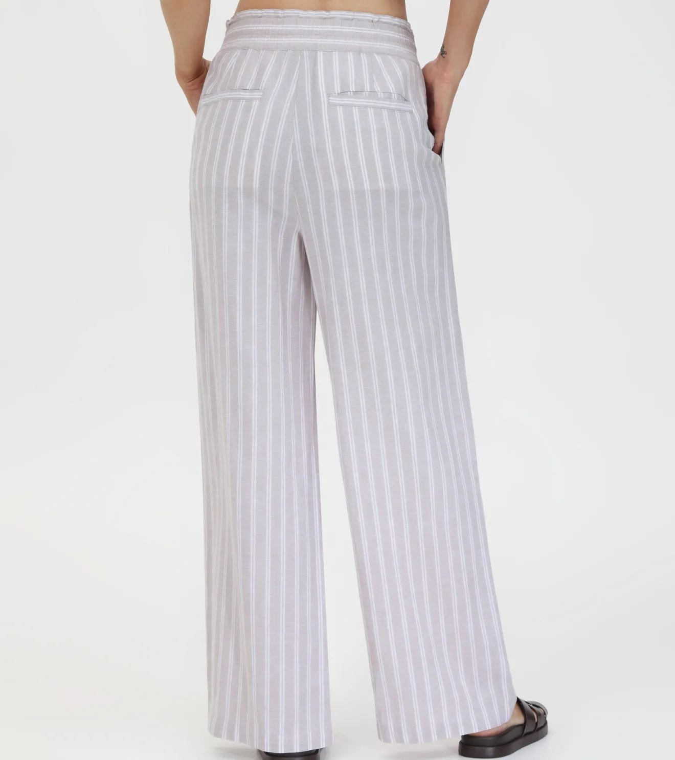 Linen Striped Wide Leg Pant^Frye Sale