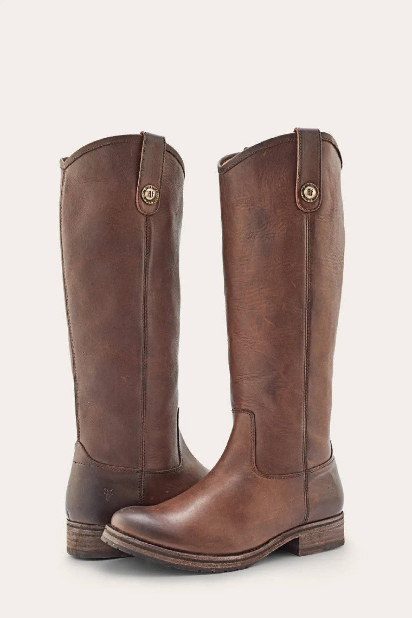 Melissa Double Sole Button Lug Tall^Frye Hot