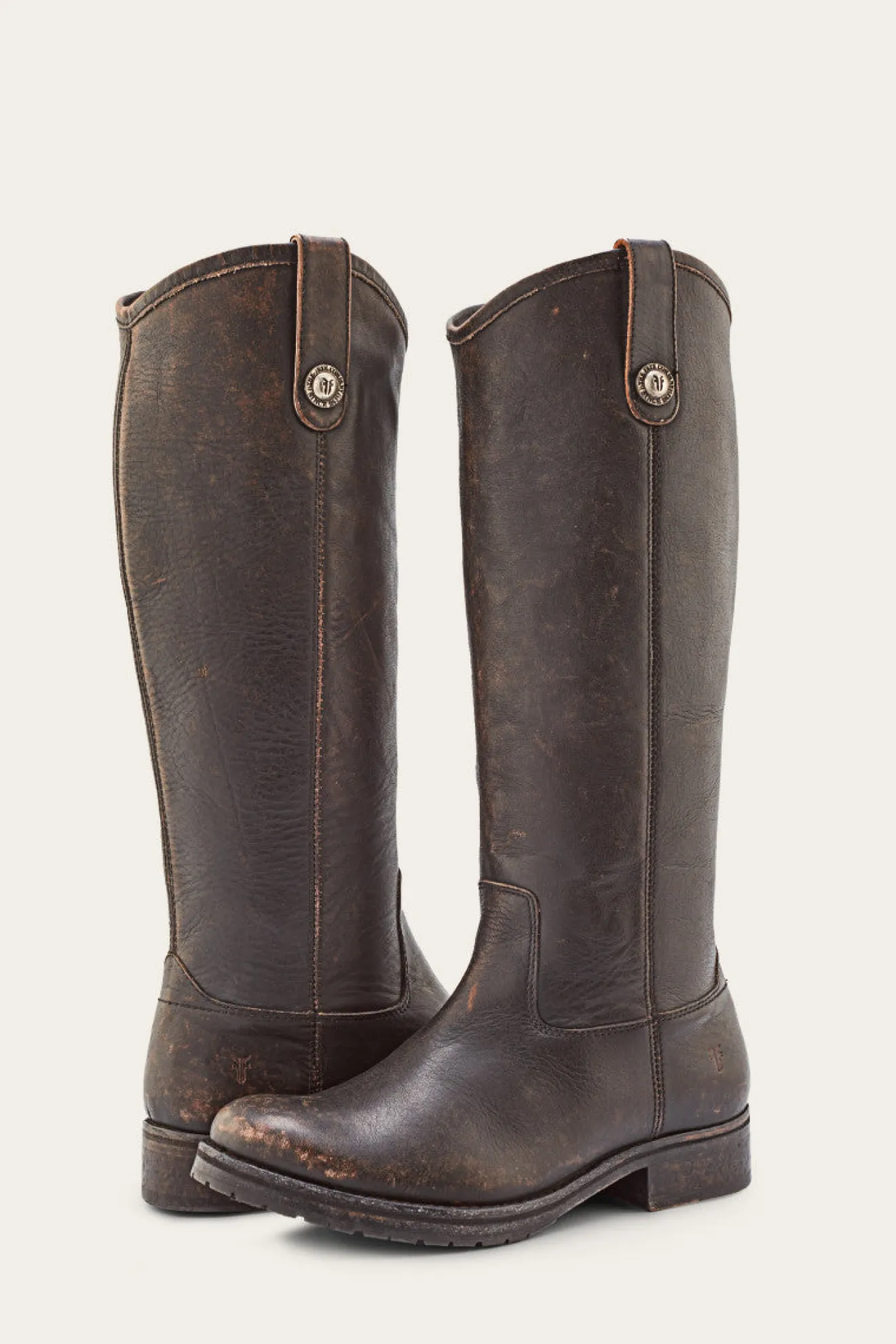 Melissa Double Sole Button Lug Tall^Frye Hot