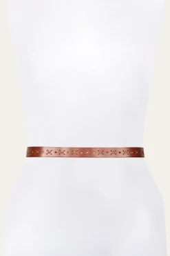 25MM Beaded Perf Belt^Frye Clearance