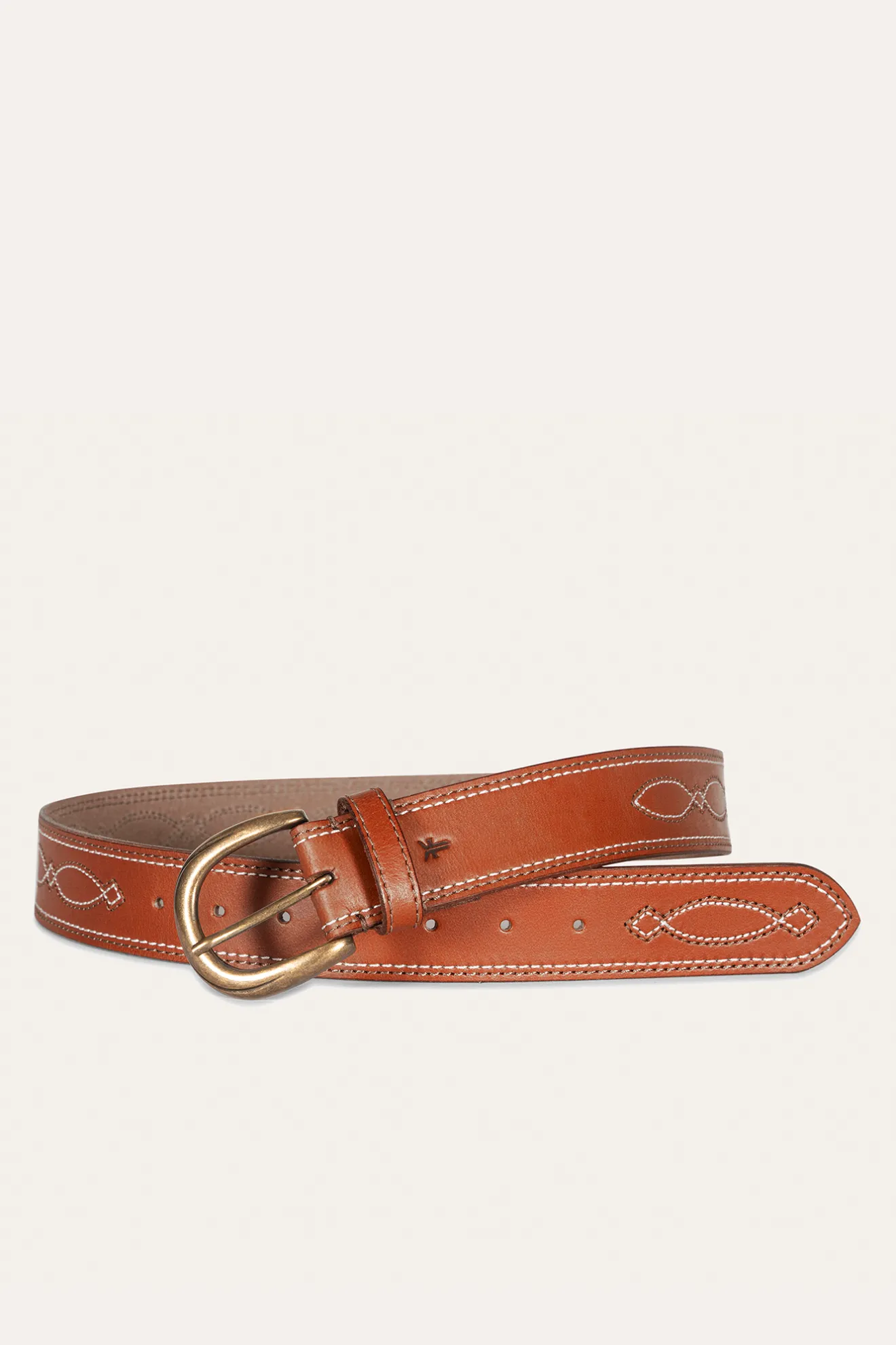 40MM Belt 2-Tone Stitch^Frye Discount