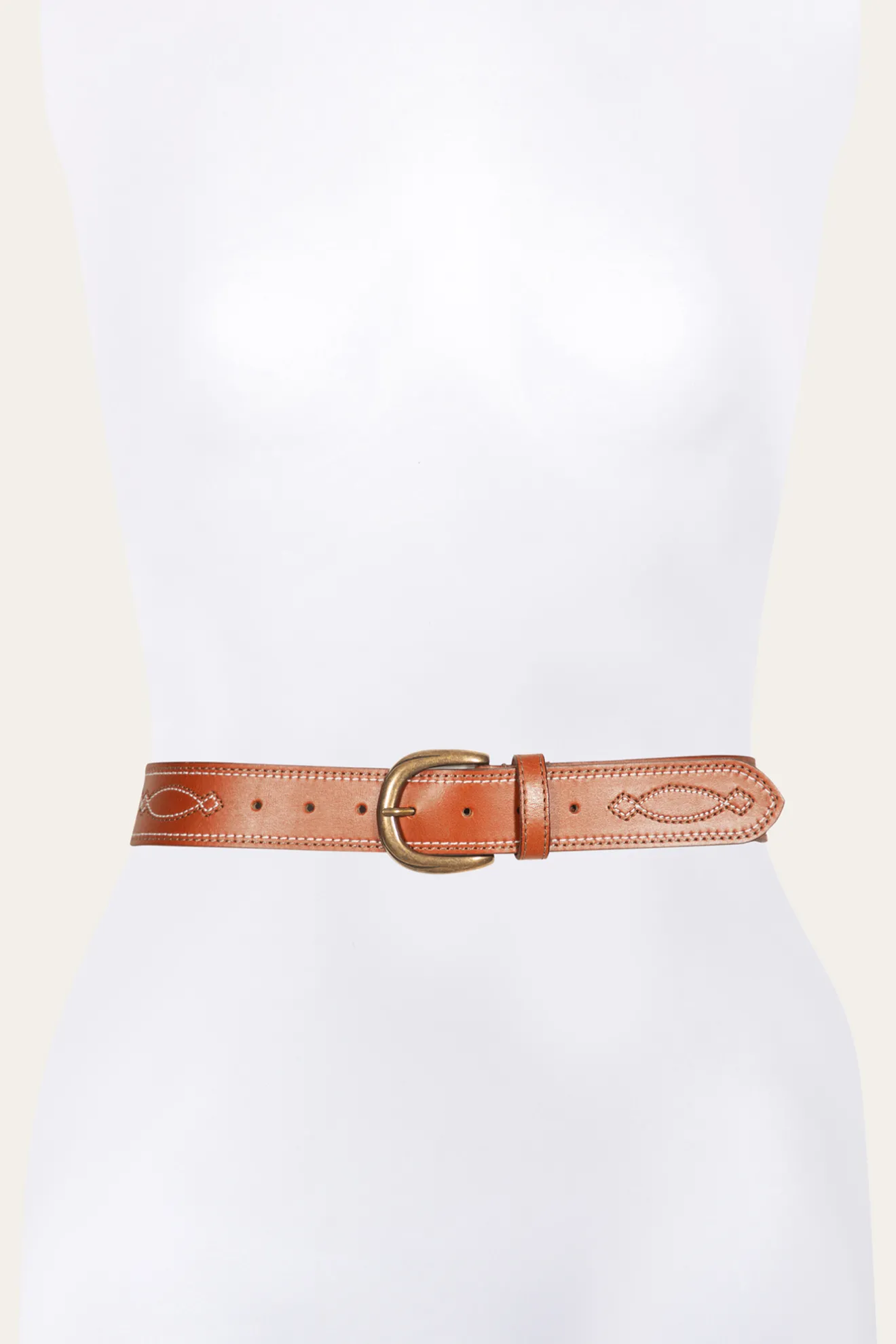 40MM Belt 2-Tone Stitch^Frye Discount