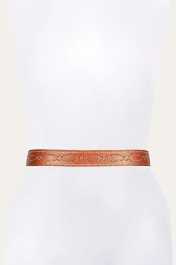 40MM Belt 2-Tone Stitch^Frye Discount