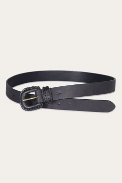 30mm Belt With Covered Buckle & Leather Lacing^Frye Clearance