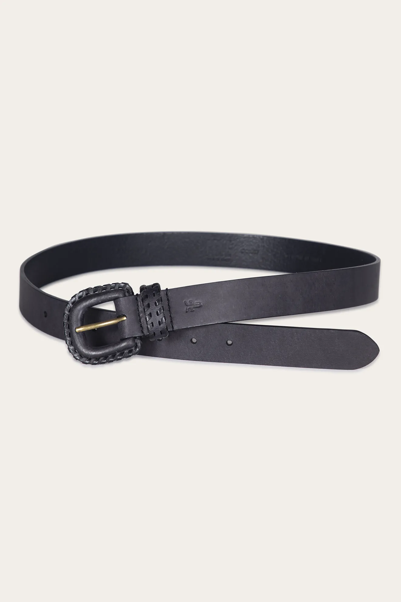 30mm Belt With Covered Buckle & Leather Lacing^Frye Clearance