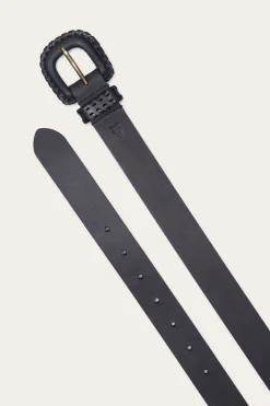 30mm Belt With Covered Buckle & Leather Lacing^Frye Clearance