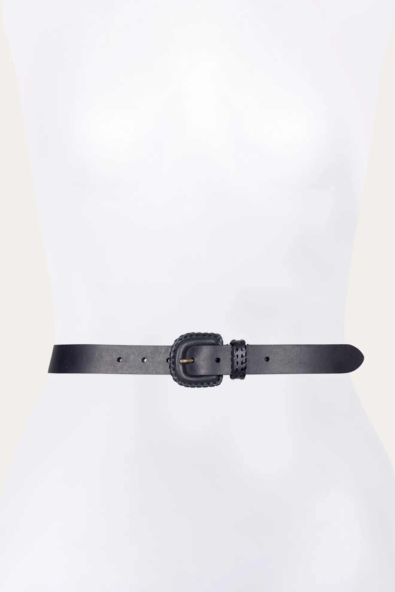30mm Belt With Covered Buckle & Leather Lacing^Frye Clearance