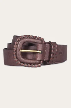 30mm Belt With Covered Buckle & Leather Lacing^Frye Clearance