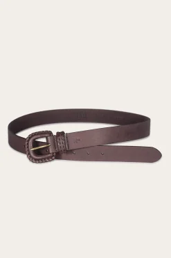 30mm Belt With Covered Buckle & Leather Lacing^Frye Clearance