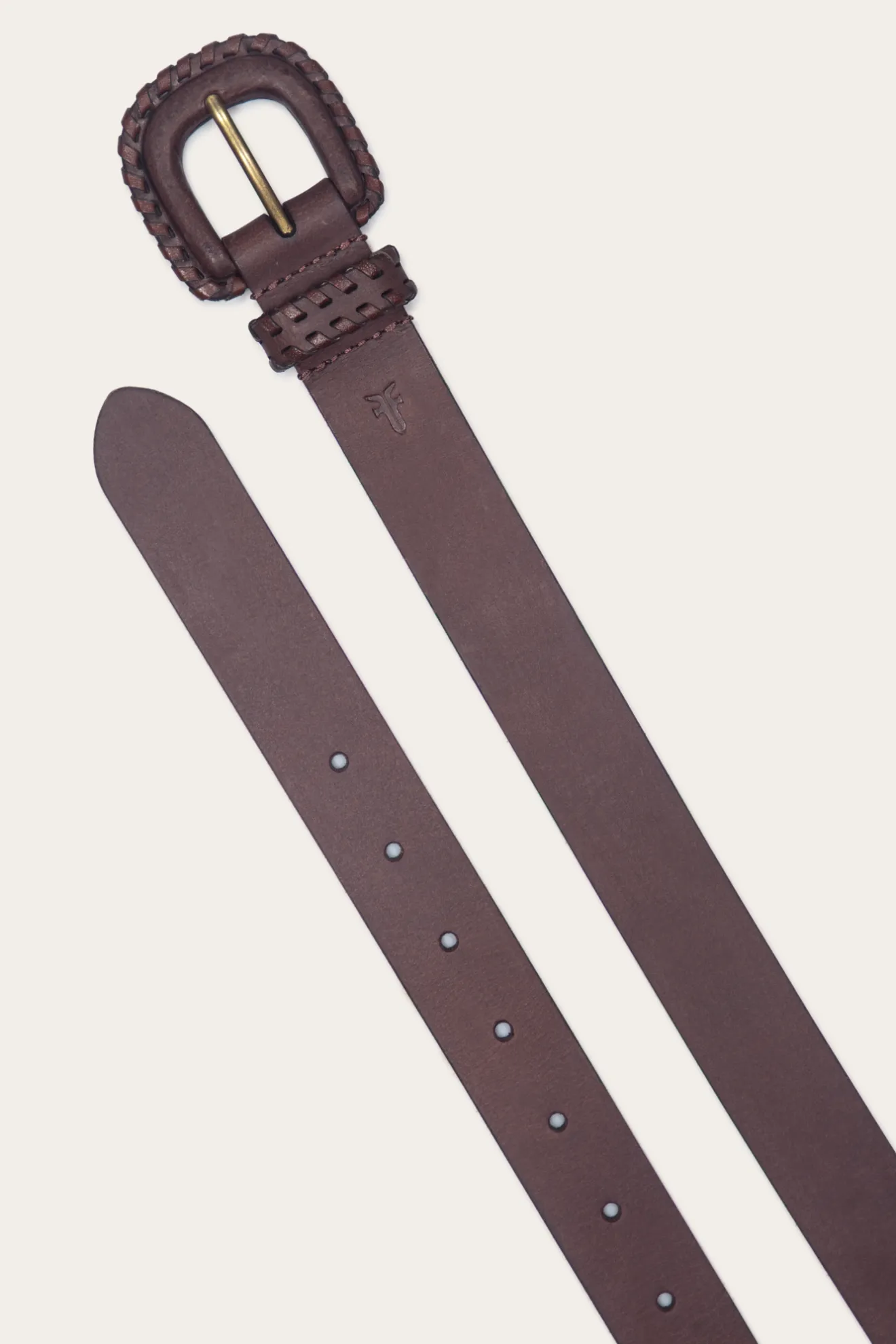 30mm Belt With Covered Buckle & Leather Lacing^Frye Clearance