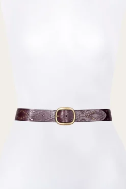 38mm Belt With Southwestern Embossing, Perf & Studs^Frye Discount