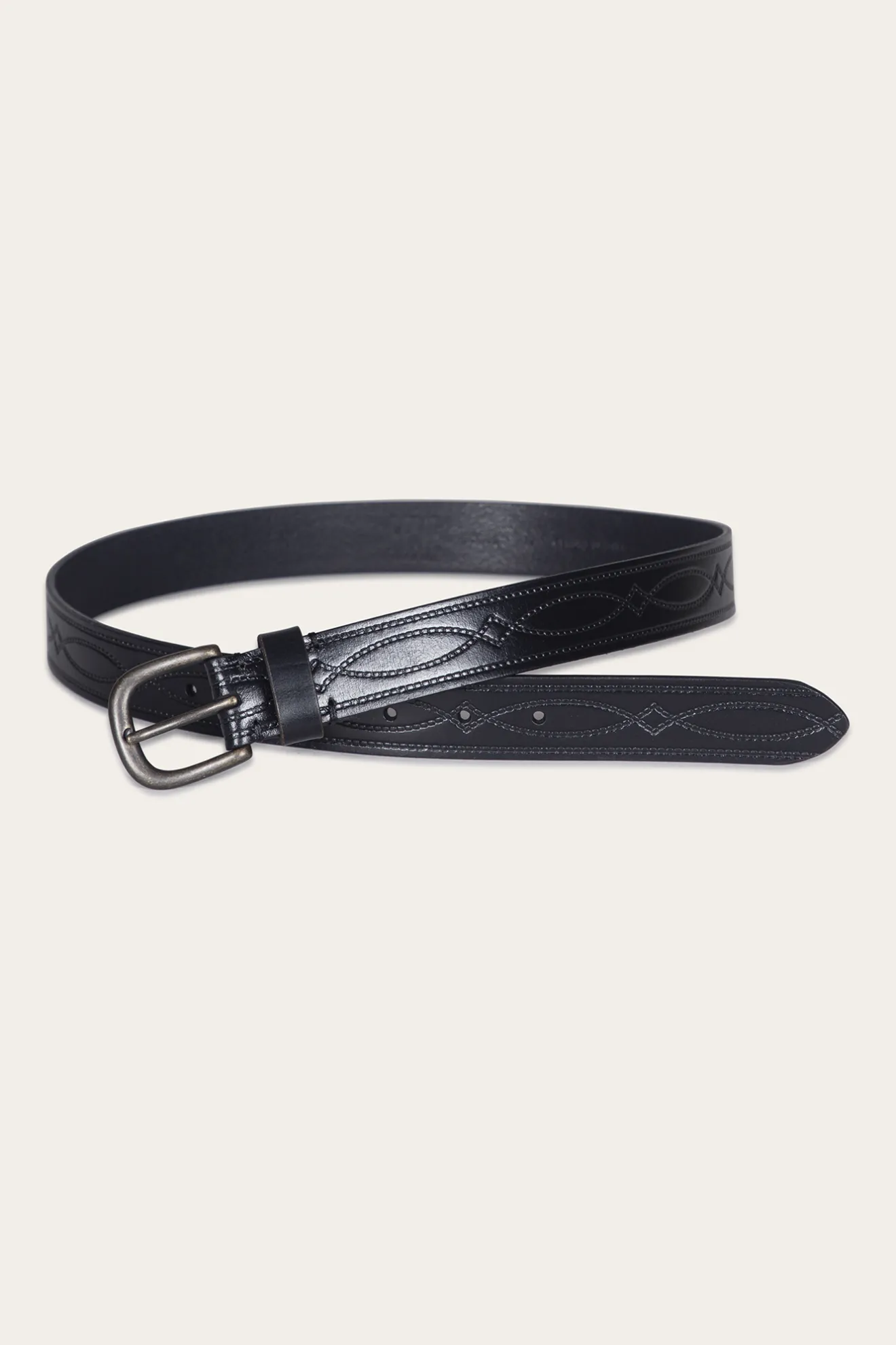 30mm Belt With Western Embossing^Frye Clearance