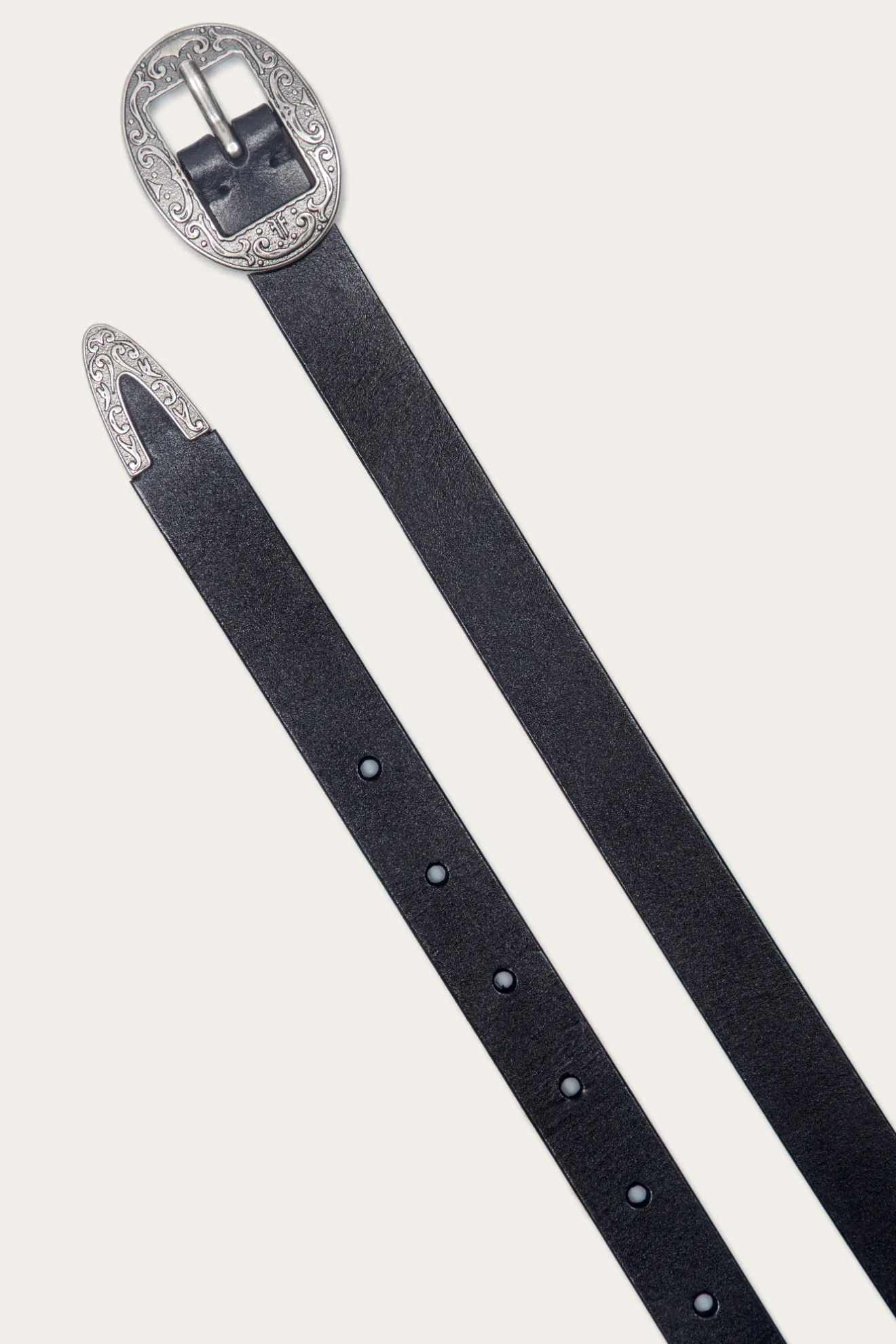 21mm Logo Western Center Bar Belt^Frye Discount