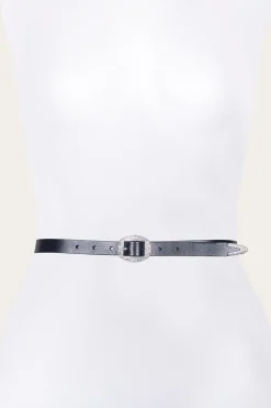 21mm Logo Western Center Bar Belt^Frye Discount