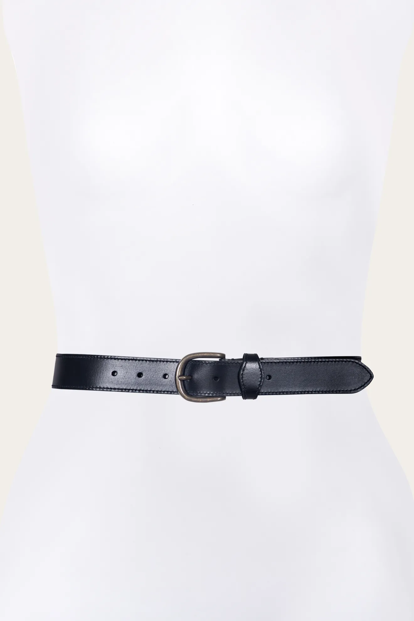35mm Stitched Edge Belt With Shaped Keeper^Frye Outlet