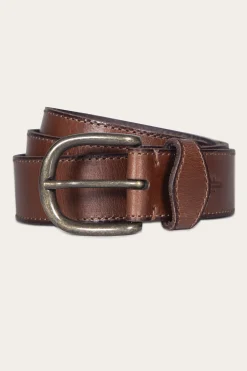 35mm Stitched Edge Belt With Shaped Keeper^Frye Outlet