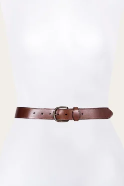 35mm Stitched Edge Belt With Shaped Keeper^Frye Outlet