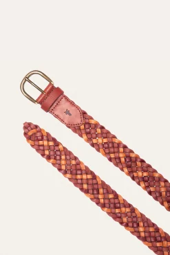 35MM Tonal Woven Leather Belt^Frye Outlet