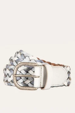 35MM Tonal Woven Leather Belt^Frye Outlet